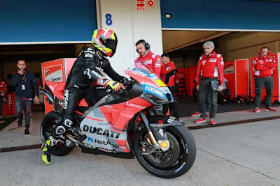 Alvaro Bautista, hier 2018 beim MotoGP-Test mit Ducati