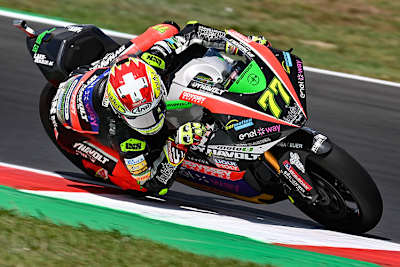 Domi Aegerter auf dem Elektro-Bike 2022