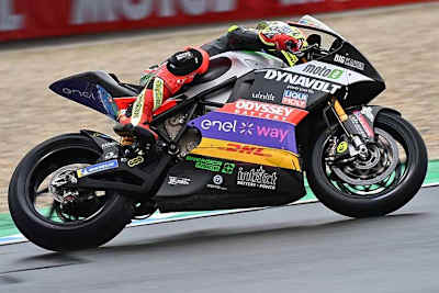 Domi Aegerter im Regen von Assen