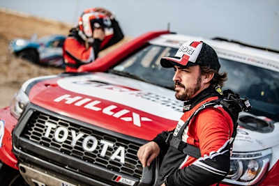 Fernando Alonso 2020 bei der Rallye Dakar