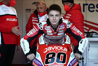 David Alonso auf der GASGAS des Aspar-Junior-Teams