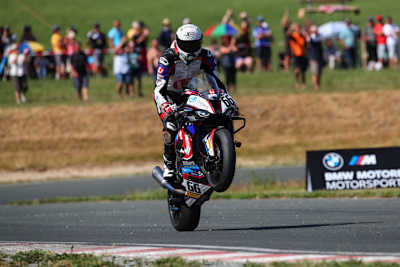 Mit der Wilbers-BMW in Schleiz