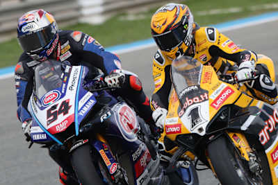 Alvaro Bautista und seine Crew hatten gut lachen