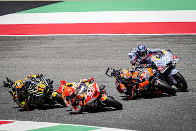 Als Alex Márquez in der ersten Kurve nicht bremsen konnte, bekam er es mit der Angst zu tun, wie er erzählte