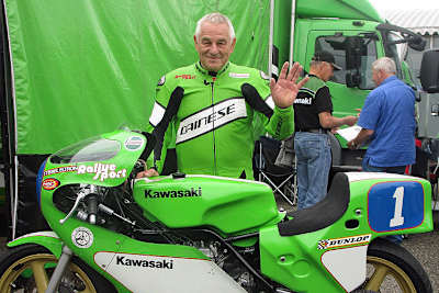 Toni Mang besucht die Sachsenring Classic auch 2022