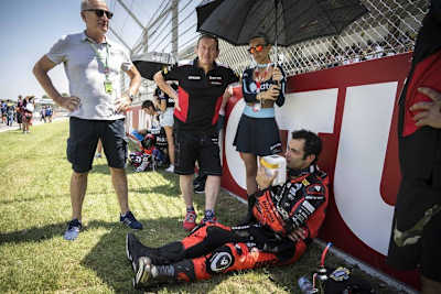 Danilo Petrucci nutzte jede Gelegenheit, um sich zu schonen