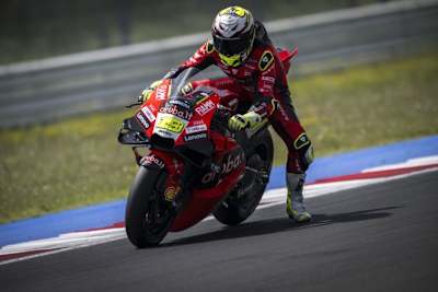 Alvaro Bautista mit der Desmosedici GP