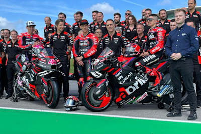 Das 2023-Design von Aprilia wurde heute präsentiert