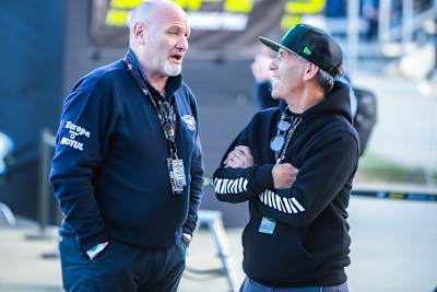 Armando Castagna (li.) mit Greg Hancock