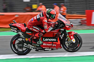 Pecco Bagnaia auf dem Weg zur Pole-Position