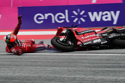 Pecco Bagnaia stürzte im FP4