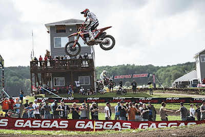 Justin Barcia ist mit der GASGAS 450 zurück auf der Rennstrecke