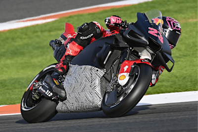 Enea Bastianini war guter Stimmung nach dem Test