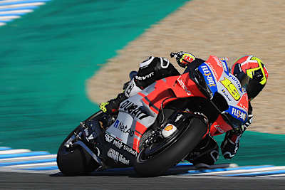 Álvaro Bautista beim Desmosedici-Test 2018 in Jerez
