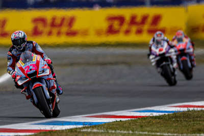 Enea Bastianini vor Johann Zarco und Fabio Di Giannantonio