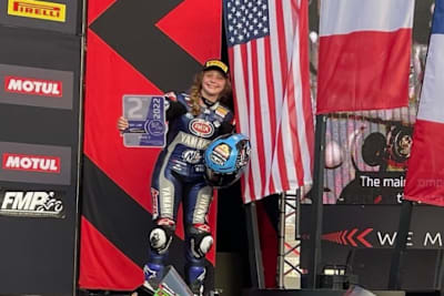 Kayle Yaakov beeindruckte in Portimao im Yamaha R3 Superfinale