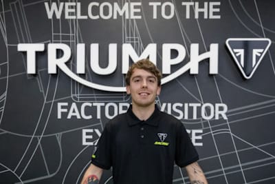 Harry Truelove ist ein stolzer Triumph-Pilot