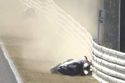 Die BMW-Werksfahrer Eugene Laverty, Loris Baz und Scott Redding (v.l.)