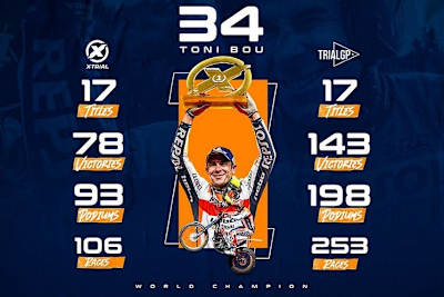 Toni Bou: Eine Erfolgs- und Siegesserie, die er sich nie erträumt hatte