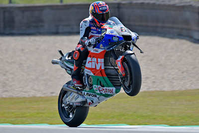 Stefan Bradl in Assen aufd er LCR-Honda von Alex Rins