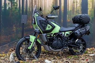 Brixton Crossfire 500 Storr: Konzeptmotorrad am Brixton-Stand an der Motorradmesse Mailand