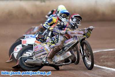 Tobias Busch fuhr auf hohem Niveau: Hier vor Iversen und Zagar