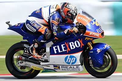 Fuhr auf den dritten WM-Rang: Aron Canet aus dem Flexbox-Pons-Team auf Kalex