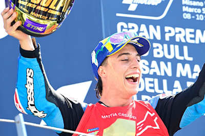 Weltmeister Mattia Casadei