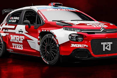 Der Citroèn C3 Rally2 von Mads Östberg