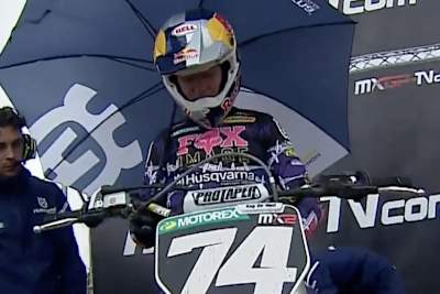 Kay de Wolf gewann den ersten MX2 Lauf in Kegums