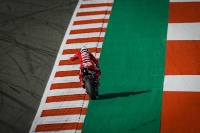 Pecco Bagnaia ärgerte sich am Freitag