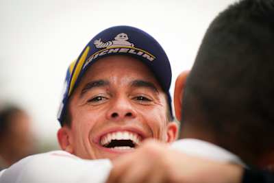 Die Erleichterung war Marc Márquez anzusehen