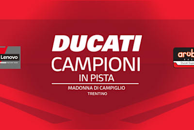 Campioni in Pista: Nächste Woche tritt Ducati im Trentino auf