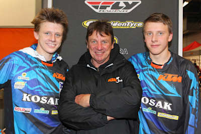 Familie Ekerold 2012: Stefan, Jon und Bernhard (v.l.)