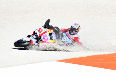 Enea Bastianini hatte keinen einfachen Samstag in Valencia