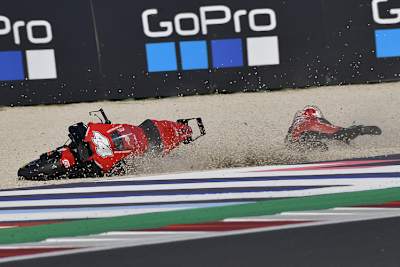 Pol Espargaró stürzte am Trainingsfreitag in Misano