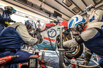 Ducati musste kurz vor dem Ende einen harten Dämpfer hinnehmen