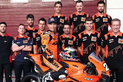 Die Tech3-Truppe von Raúl Fernández