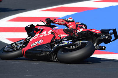 Augusto Fernández stürzte in Misano im FP1 in Kurve 14