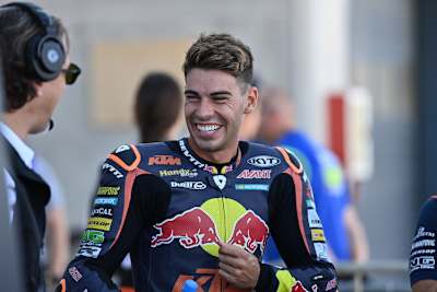 Augusto Fernández auf der Pole-Position in Aragón