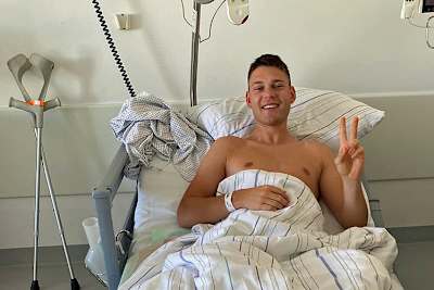 Der BMW-Pilot in der Klinik