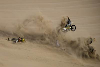 Stürze verlaufen in der Motorradkategorie selten glimpflich