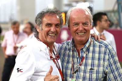 Franco Uncini und Chas Mortimer