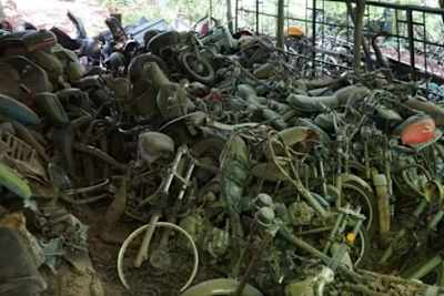 Motorräder zu verkaufen, Zustand mittelprächtig