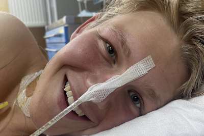 August Frisk meldete sich aus dem Krankenhaus