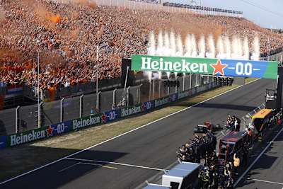 Max Verstappen bei seinem Sieg in Zandvoort 2021