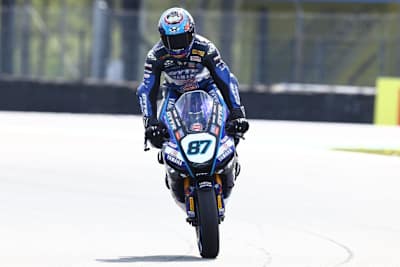 Remy Gardner (li.) bei seiner Yamaha-Premiere