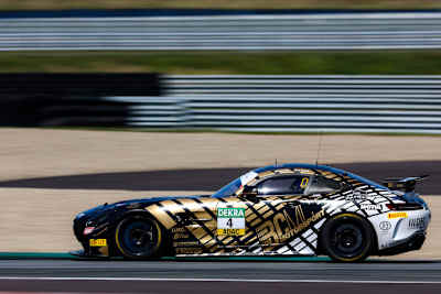  Marcel Lenerz fuhr im Mercedes-AMG GT4 von BCMC Motorsport powered by EastSide Motorsport die Tagesbestzeit
