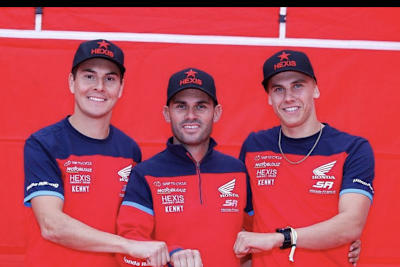 Valentin Guillod startet 2023 für das französische Team Honda Motoblouz SR