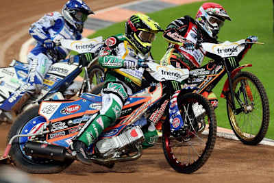 Greg Hancock (gelb) wurde mit 46 Jahren zum vierten Mal Weltmeister